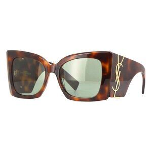 NEW SAINT LAURENT SUNGLASSES SLM119/F BLAZE 002 WOMEN HAVANA EYEWEAR SL M119/F B